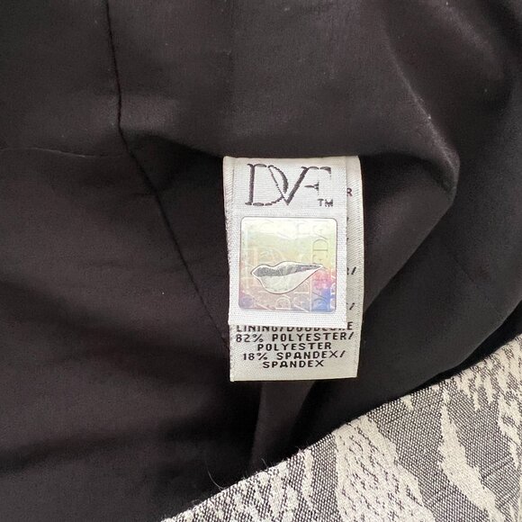 DVF Bey Snake Print Textured Sleeveless Stretch Sheath Dress Size 8 Reg. $398 - Picture 10 of 14